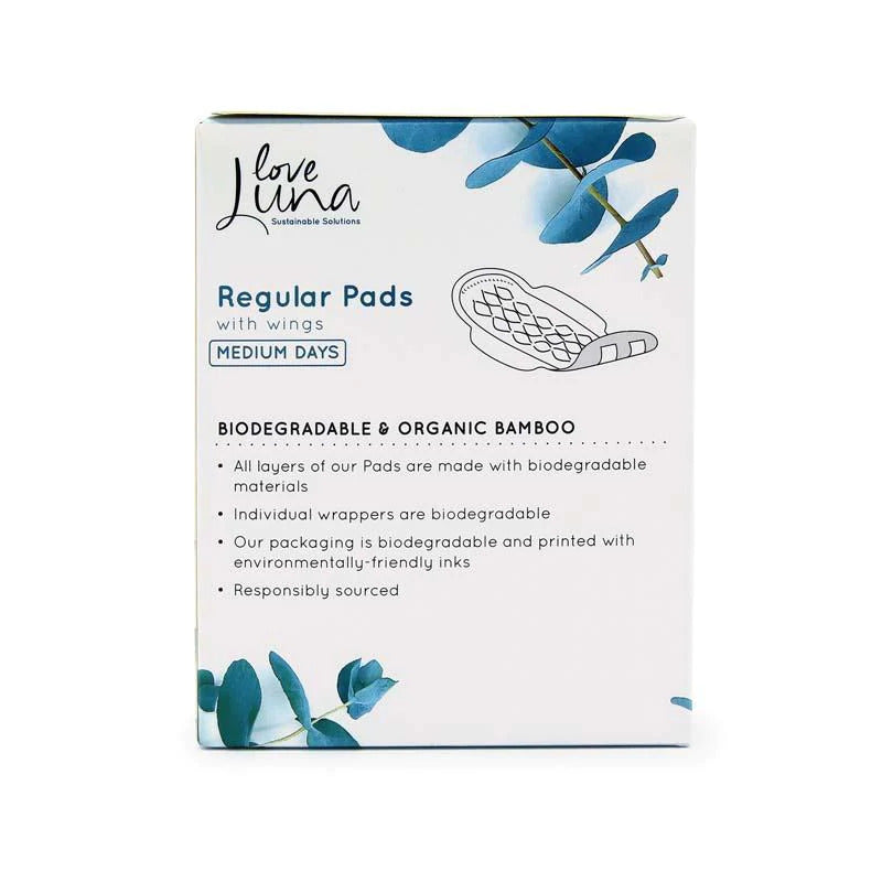 Biodegradable Regular Pad - Love Luna