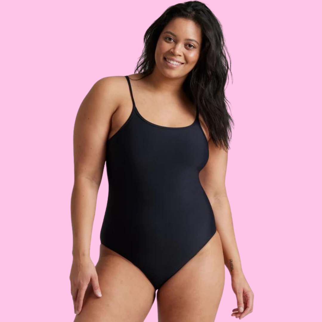 Love Luna Period Swim One Piece - Black