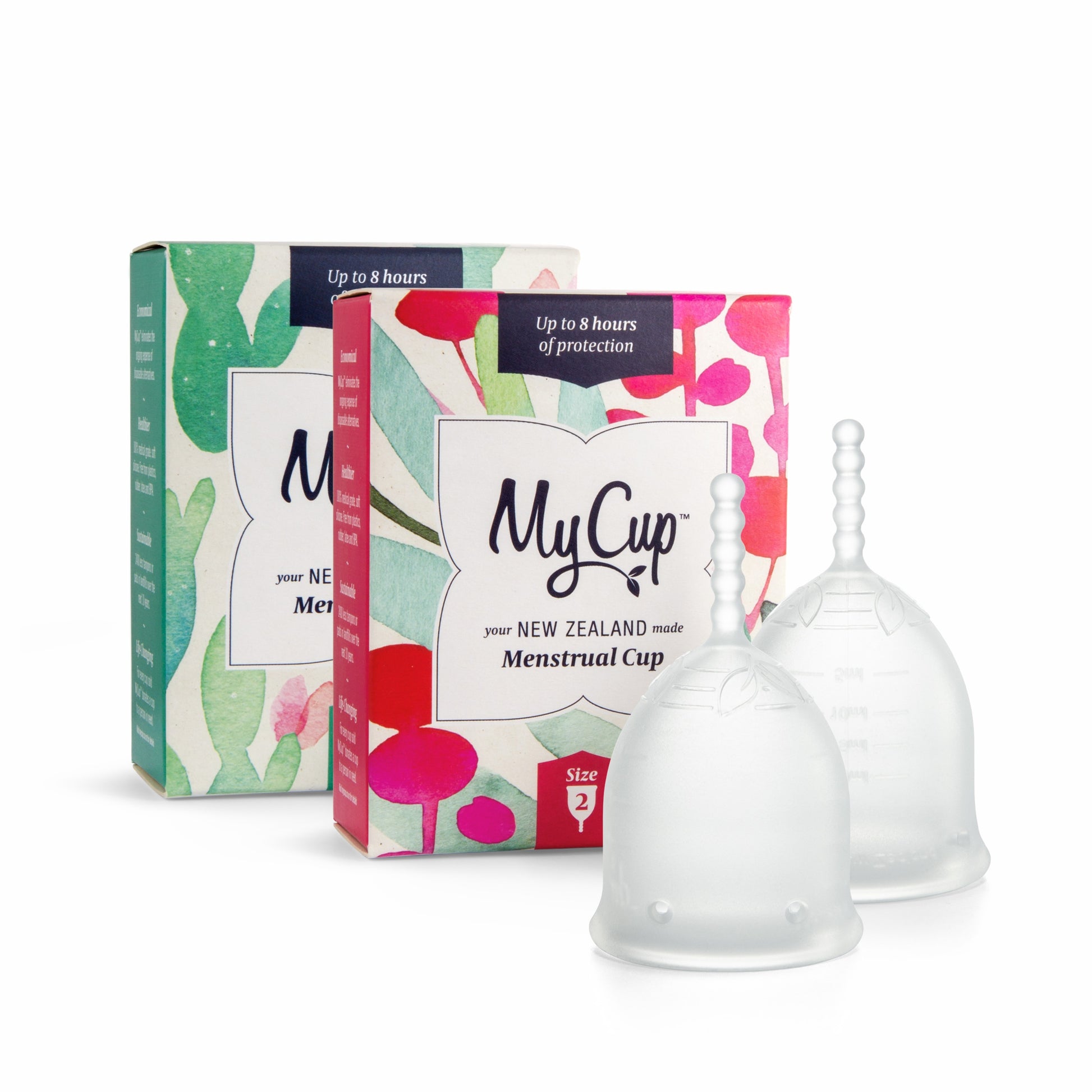 Image showing two My Cup menstrual cup products